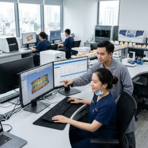 電子カルテソフトウェアと歯科技工所のデザイン外注