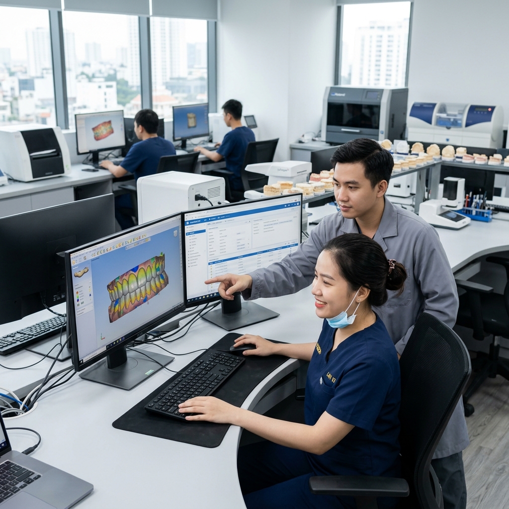 electronic health records software - Digital dental design workflow with patient data integration