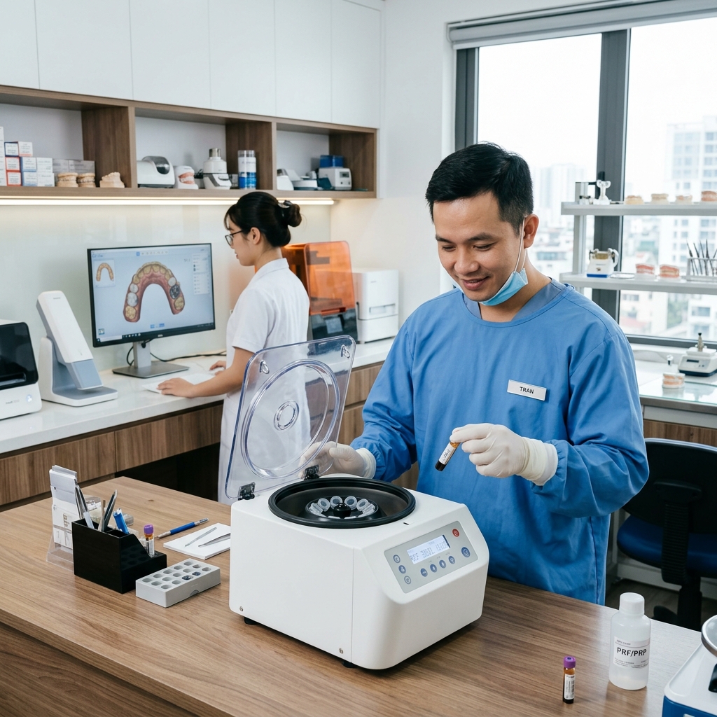centrifuge machine for clinic - Digital dental design workflow on a computer screen