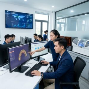 Phần mềm tự động hóa lab nha khoa: Gia công thiết kế số tối ưu