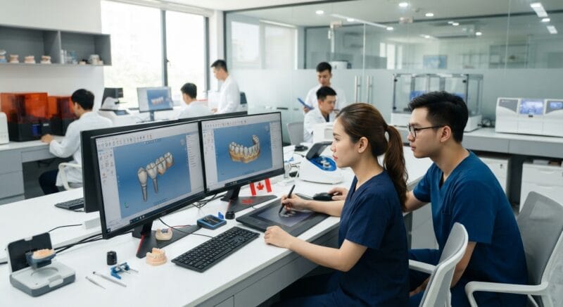 How Canadian Dental Clinics Reduce Lab Costs Through Outsourcing in 2026