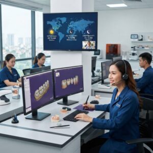 Time Zone and Communication Advantages of Vietnam Dental Design Outsourcing for US and European Labs 2026